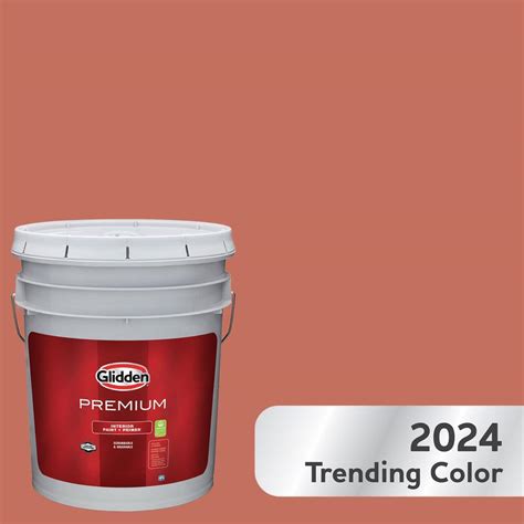 Glidden Premium Gal Ppg Cajun Spice Flat Interior Latex Paint