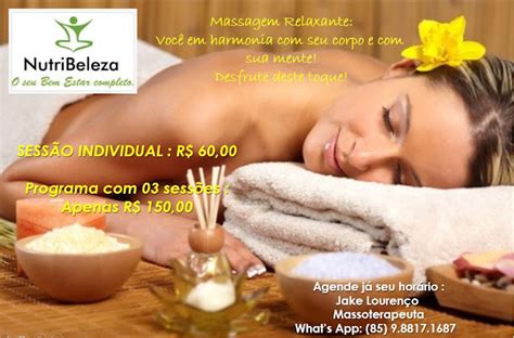 Nutri Beleza 7 Benefícios Da Massagem Relaxante Que Você Deveria Saber