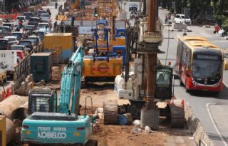 Proyek Pembangunan Jalan Layang Tendean Ciledug DATATEMPO