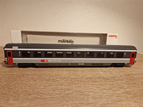 Märklin 4369 Schnellzugwagen Euro City SBB 2 Kl H0 OVP NEU Kaufen auf