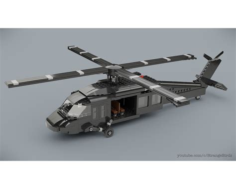 LEGO MOC Black Hawk Helicopter By Chris StrangeBirds Rebrickable