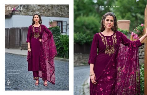 LILY AND LALI MARIA 9 VOL 4 SILK WITH HAND WORK READYMADE FESTIVAL