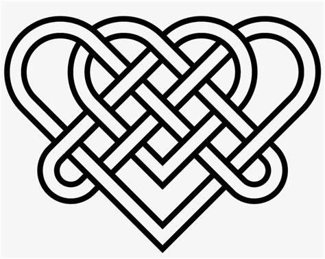 Free Clipart Border - Celtic Knot Heart Clip Art - 2000x1500 PNG ...