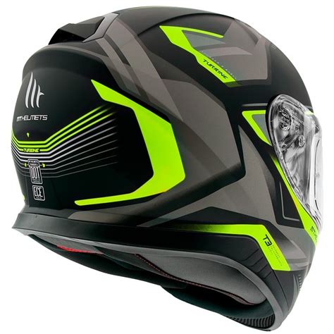 Casco Moto Integrale Mt Helmet THUNDER 3 Sv TURBINE C3 Nero Opaco