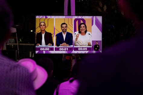 Mexique un deuxième débat attendu entre les deux candidates à la