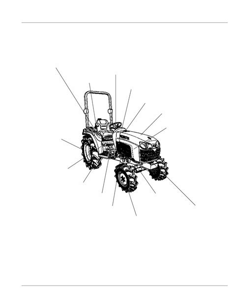 Kubota B3030 Hsd Tractor Parts Manual Illustrated List Ipl