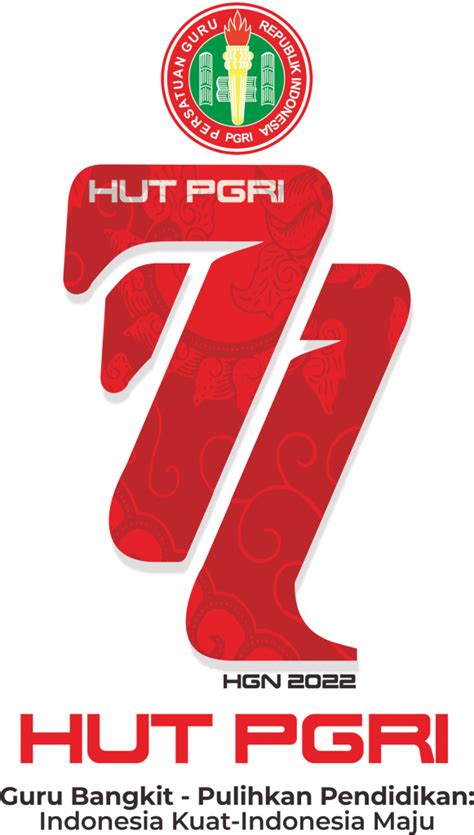 Download Logo Hut Pgri Ke 77 2022 Format Cdr Dan Png