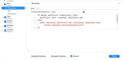 How To Run A Build Phase Script When Building A Standalone Swift