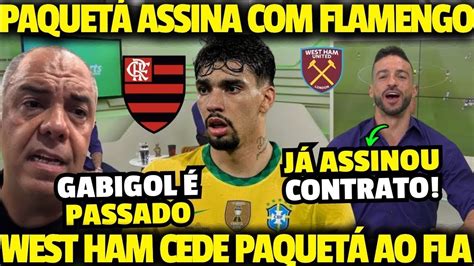 Sexta Agitada Na G Vea Flamengo Age R Pido E Assina Contrato Paquet