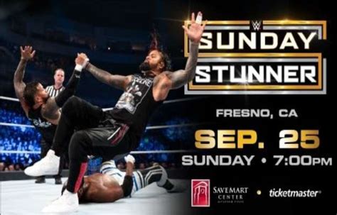 Resultados Wwe Sunday Stunner Fresno Ca Planeta Wrestling