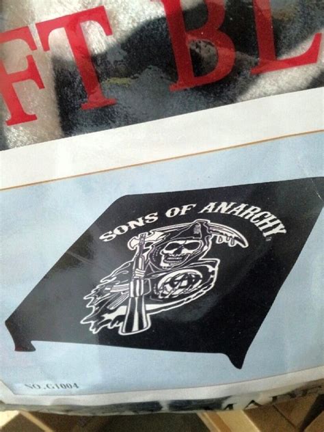 Grim Reaper Sons Of Anarchy Queen Size Blanket Blankets Throws