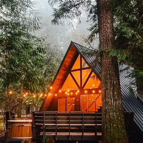 Little Owl Cabin Is An A Frame Located In Packwood Wa Its Beloved