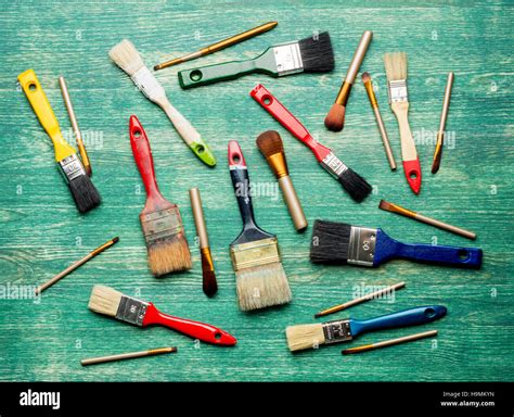 Retro Paint Brushes Hi Res Stock Photography And Images Alamy