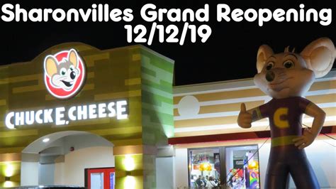 Chuck E Cheese Sharonvilles Grand Reopening 12 12 19 Youtube