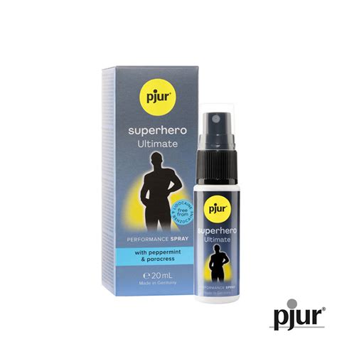 Pjur Superhero 超級英雄｜極致加強型 活力提升噴霧｜德國原廠代理授權