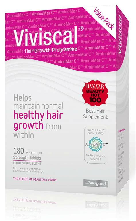 Viviscal Hair Growth Programme 180 Maximum Strength Tablets 3 Months Supply