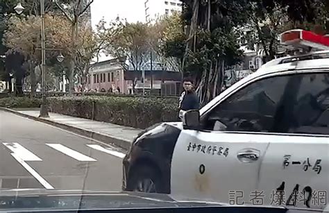 中市警車未禮讓行人 警「違規屬實究責開罰」