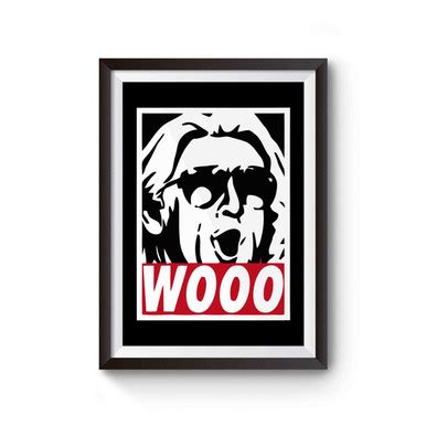 Ric Flair Woo Nature Wrestling Legend Poster