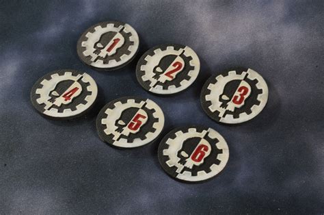 Warhammer K Objective Markers Cult Mechanicus Etsy