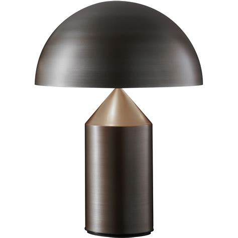 Oluce Atollo 239 Lampada Da Tavolo Bronzo Satinato