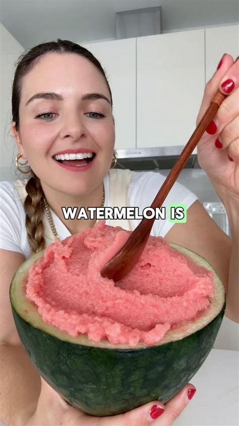 Viral Watermelon Shaved Ice Vid O En Recette Miam Cuisine