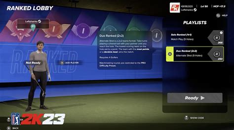 PGA Tour 2K23 Adds Crossplay And Ranked Matchmaking