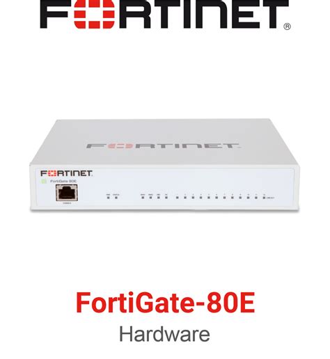 Fortinet Fortigate 80e Firewall No Sólo Hardware Sólo Hardware No