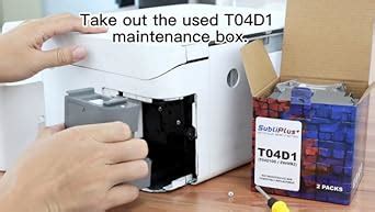 Amazon KSUMEI Remanufactured T6193 Ink Maintenance Tank Box With