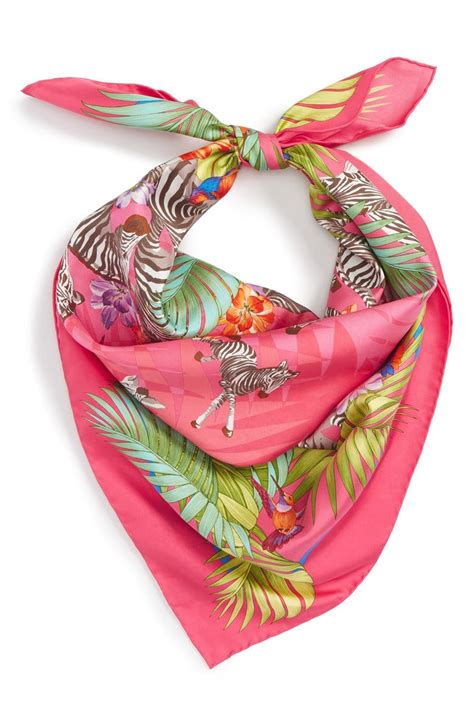 Salvatore Ferragamo Foulards Silk Scarf Nordstrom