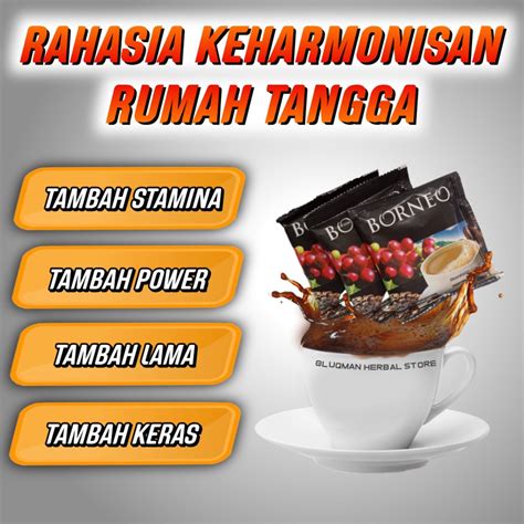 Jual Kopi Borneo Saset Premium BPOM Ori 100 Asli Cofee Sachet Herbal