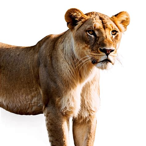 Download Lioness In Golden Light Png Ktx