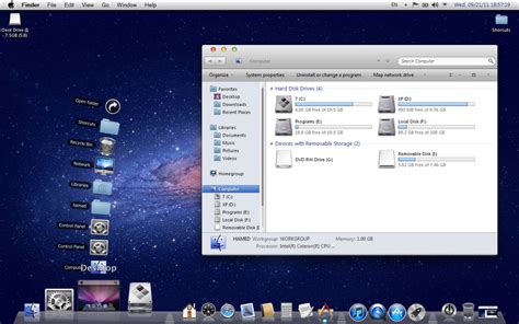 Mac OS X Lion Themes - Windows 7 - Welcome