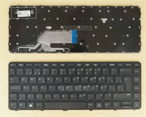 For HP Probook 430 G3 440 G3 446 G3 Keyboard Frame No Backlit Spanish