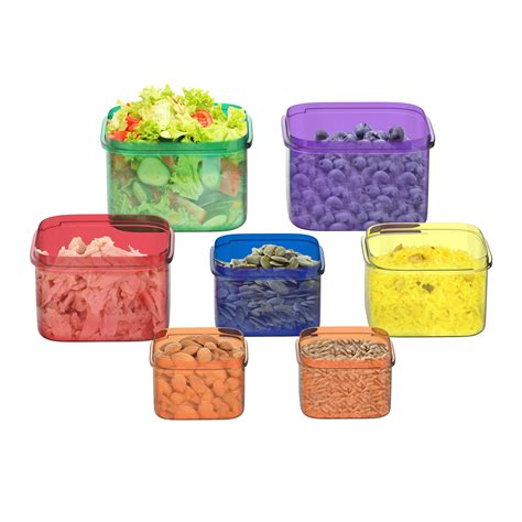 Portion Control Containers Piece Color Coded Food Storage Set Bpa