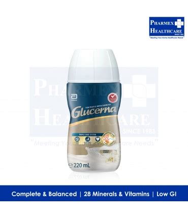 ABBOTT Glucerna Triple Care Vanilla 220ml Pharmex Healthcare