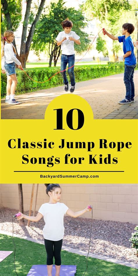 10 Classic Jump Rope Songs for Kids- Backyard Summer Camp