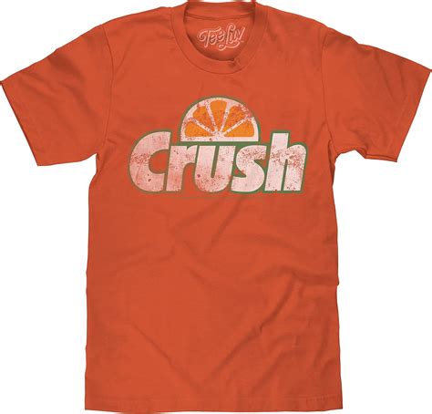 Amazon Tee Luv Men S Big And Tall Faded Orange Crush Soda Shirt