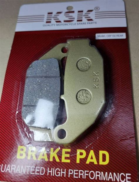 Honda Crf L Brake Pad Ksk Rear Front Satin Gold Lazada Ph