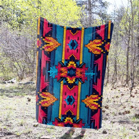 Peruvian Andean Blanket Peruvian Throw Blanket Andean Heritage Fleece