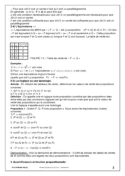 SOLUTION Logique Mathematique Cours Et Exercices Corriges 3 Studypool