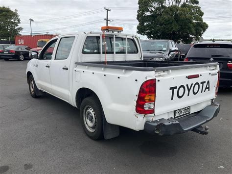 Damaged Toyota Hilux Td Dc In Penrose Gavin Street At Turners