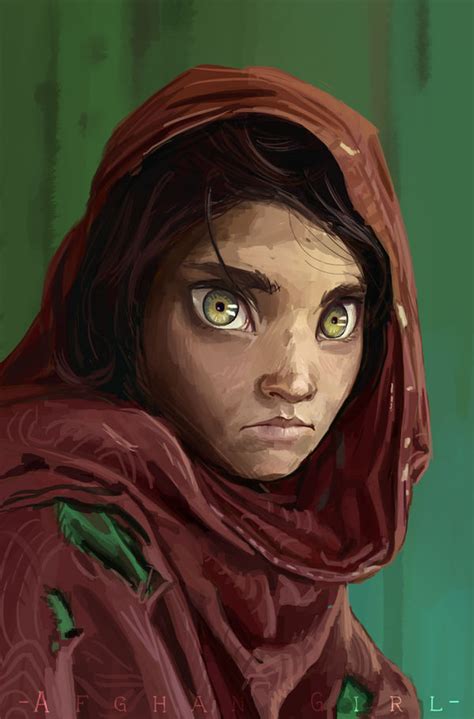 Afghan Girl By I Am Knot On Deviantart