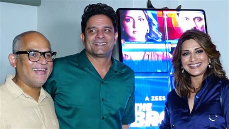 Sonali Bendre And Other Star Cast Spotted At Zee5 Web Series Broken