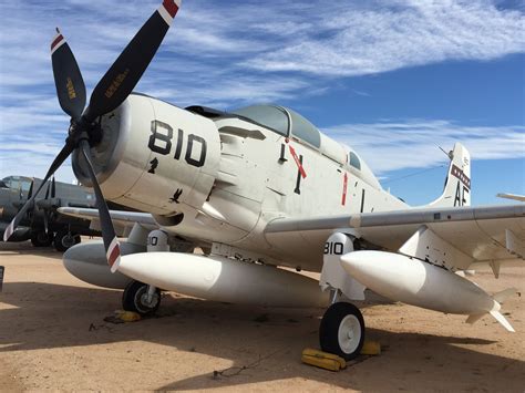 Douglass A Skyraider Vietnam Era Pima Air And Space Museum Tucson