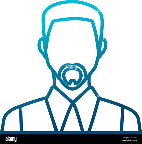 Businessman Profile Symbol Stock Vector Image And Art Alamy