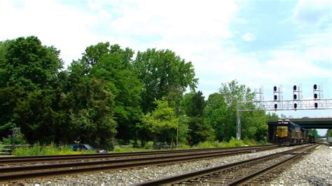 EMD GP40 2 Leads The CSX Tropicana Juice Train YouTube