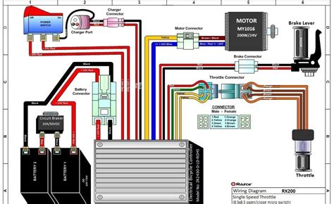 Electric Scooter Wiring Diagram Owners Manual