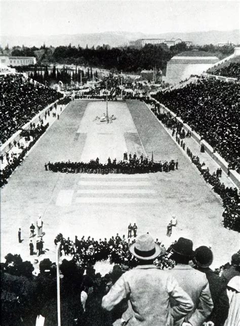 First Modern Olympic Games Historic Photos Show Athletes Competing In