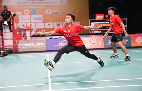 Kejuaraan Bulutangkis Asia Beregu 2022 Singkirkan Singapura Tim Putra