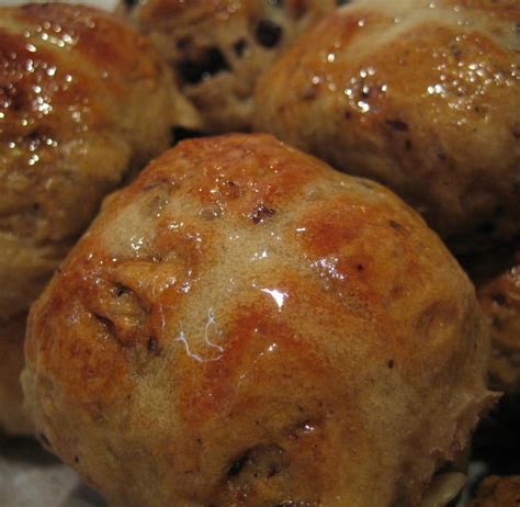 The Laughing Gastronome Wild Blueberry Hot Cross Buns